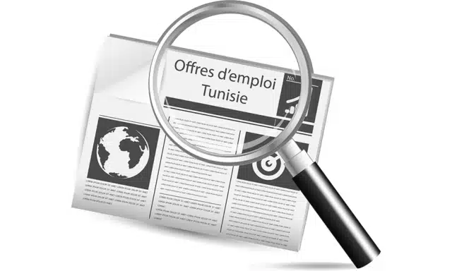 Offres d'emploi Tunisie zoomées dans un journal
